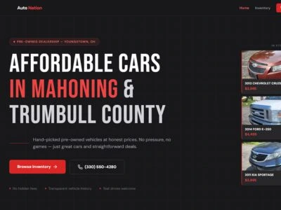 Image showing part of AutoDealer web solution by Mike Mousie