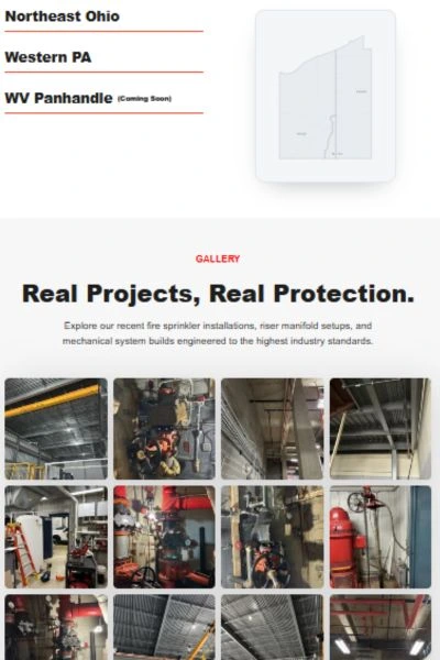 Tablet - Service Area and Portfolio
